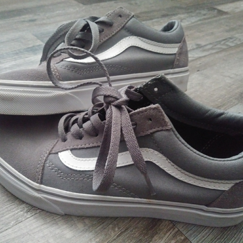 Grey Vans Suede Trimming - Picture 3 of 4